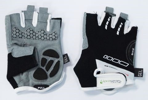 Gloves Proseries Gel [size:xl Colour:black/white] 