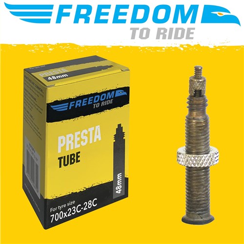 Tube Freedom 700c [size:23-28c Valve:presta Valve Lgh:48mm] 