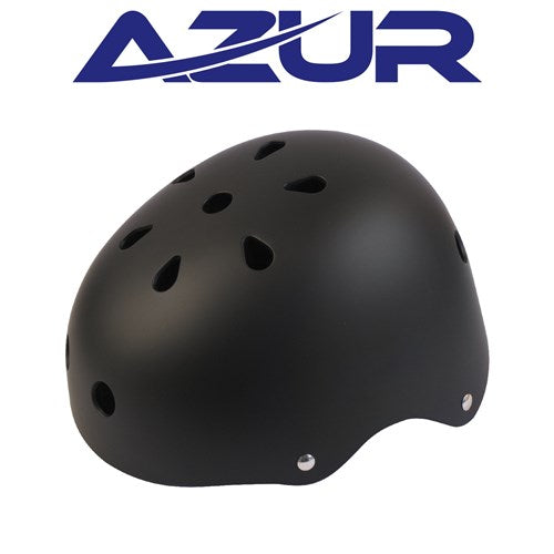 Helmet Azur U80 [size:med 54-58cm Colour:matt Black] 