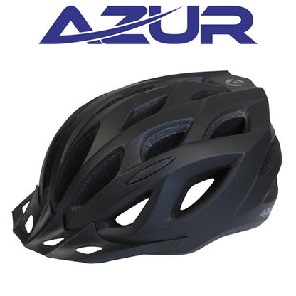 Helmet Azur L61 [size:lge/xl 58-61cm Colour:black] 