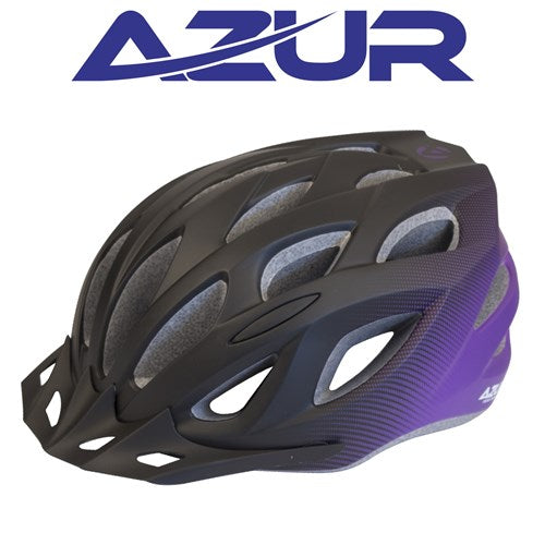 Helmet Azur L61 [size:sm/med 53-56cm Colour:purple/black]