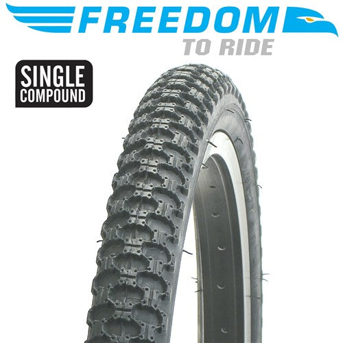 Freedom Mx3 12" Tyre [wdth:2 1/4 Tyre Bead:wire]