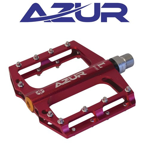 Pedals Azur Clutch [size:9/16 Colour:red]