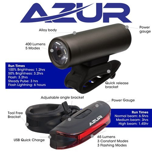 Azur Mars 400/65 Lumen Light Set 