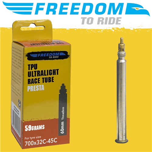Freedom 700c Tpu Tube [size:32-45c Valve:presta Valve Lgh:60mm]