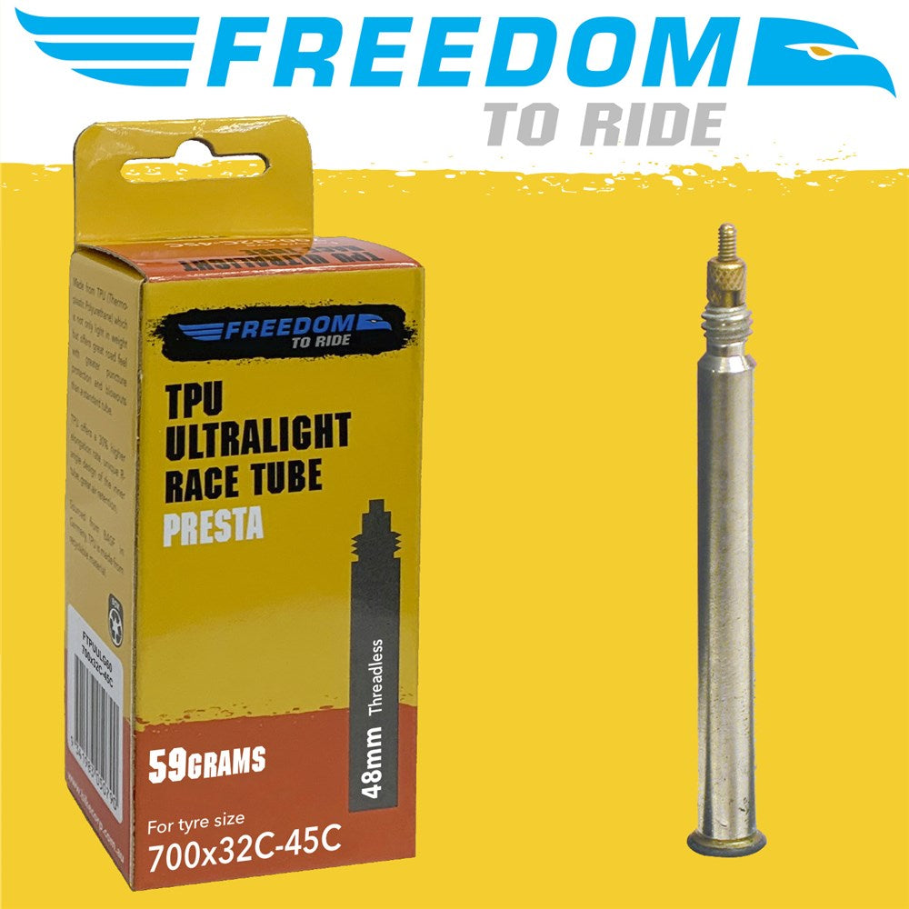 Freedom 700c Tpu Tube [size:32-45c Valve:presta Valve Lgh:48mm]