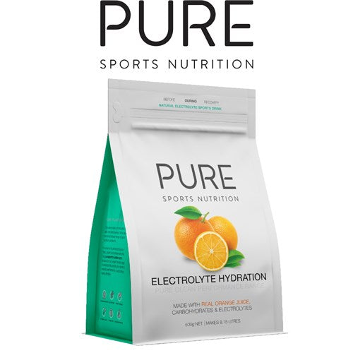 Pure Electrolyte Hydration [flavour:orange Size:500g] 