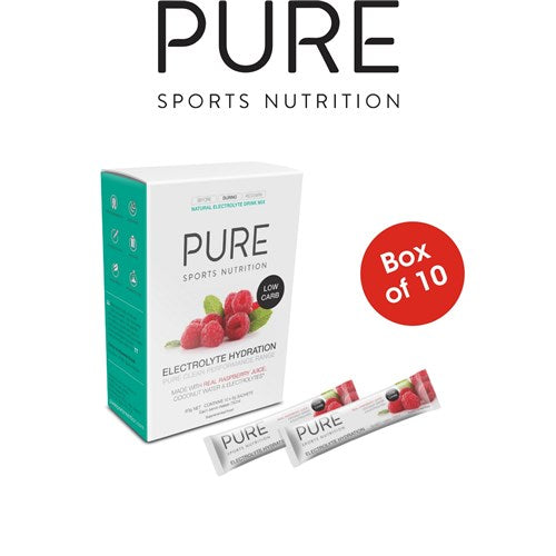 Pure Electrolyte Hydration Low Carb [flavour:raspberry Size:10x6g] 