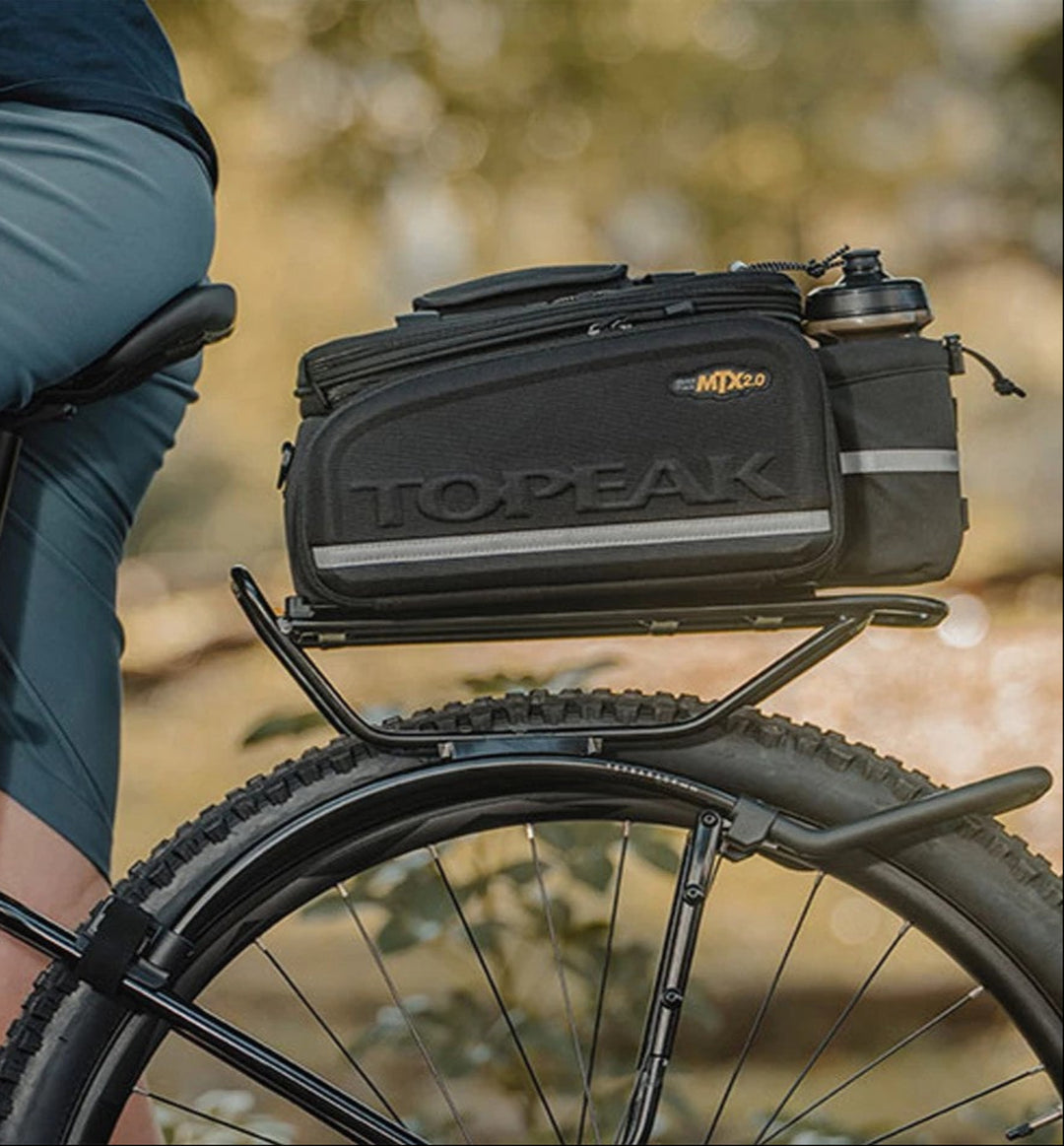 Bicycle with Topeak trunk bag on the back